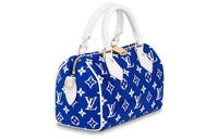 LOUIS VUITTON Speedy Bandouliere 20 Blue