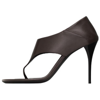 SAINT LAURENT Sand Almond Toe Sandals Women's