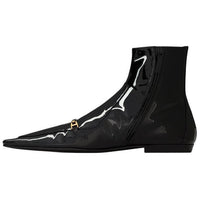 SAINT LAURENT Milton Ankle Boots Men's Black