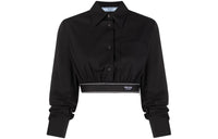 PRADA SS22 Crop Top Women's Black