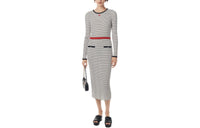 CHANEL 24 New Spring And Summer Arrivals Long-Sleeved Dresses Women's White