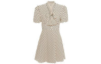 MIU MIU Short Sleeved Dress Women's Yellow