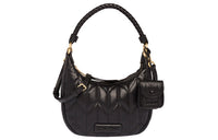 MIU MIU Soft Sheep Leather Shoulder Bag Handbag Shoulder Bag Crossbody Bag Women's Black