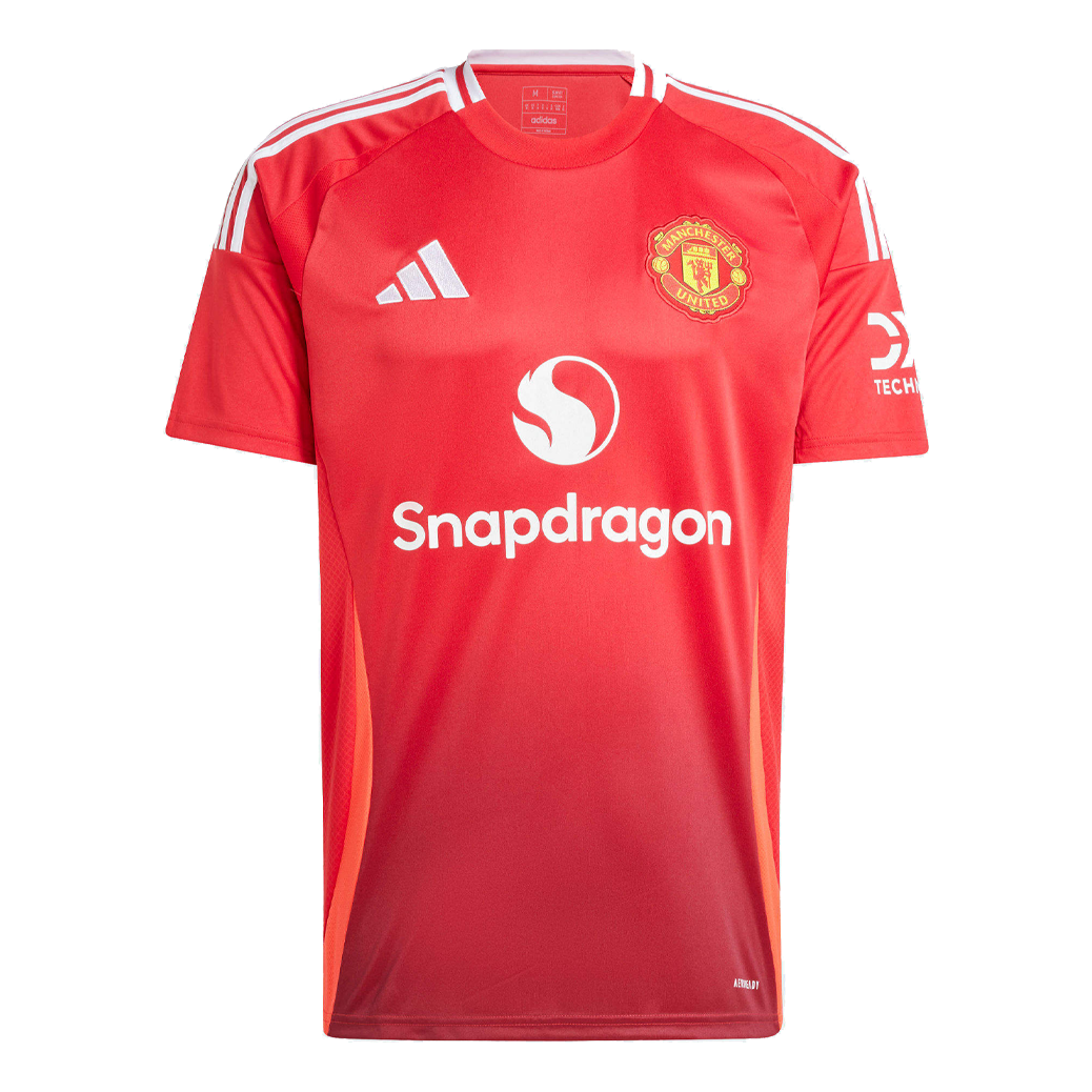 adidas Manchester United 24/25 Home Soccer Jersey Asia Sizing 'Mufc Red' IU1397
