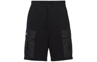PRADA Triangle Logo Straight Leg Shorts