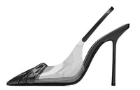 SAINT LAURENT Slim Heel High Heels 11.5cm Women's Black
