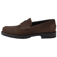 HERMES Julien Loafers Men's Brown