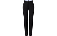 LOUIS VUITTON Satin Waistband Tailored Pants Casual Pants Women's Black