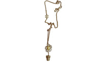 CHANEL Necklaces Women's Gold