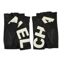 CHANEL Lambskin Other Gloves Men's Black