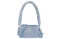 MIU MIU Sheepskin Crossbody Bag Shoulder Bag Women's Blue
