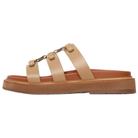 CELINE Slide Slippers 3cm Women's Milk Brown