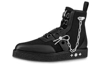 LOUIS VUITTON Creeper Ankle Boots Men's Black