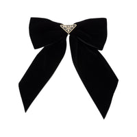 PRADA Velvet Bow Hair Clip