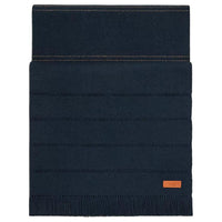 HERMES Cashmere Knit Scarves Women's Marine Blue