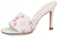 LOUIS VUITTON Slim Heel High Heels Women's White