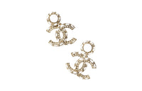 CHANEL Earrings Women's Gold