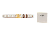 CELINE Leather Belts Women's