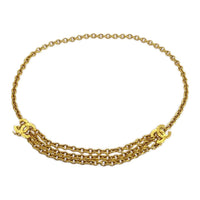 CHANEL 1990 2000 Cc Plaques Cable link Chain Belt