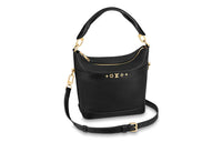 LOUIS VUITTON Cruiser Series Cow Leather Shoulder Bag Small Size Women's Black