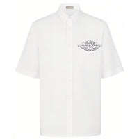 DIOR X Jordan Short Sleeve Button Up Shirt