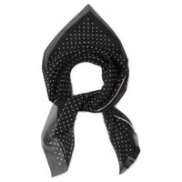 SAINT LAURENT Logo Printed Square Scarf