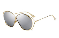 DIOR Sunglasses Women's Gold Gray