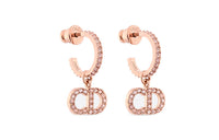 DIOR Earrings Women's Rose Gold