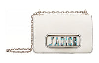 DIOR J'Adior Grained Textured Lambskin Shoulder Bag Crossbody Bag Handbag Women's White
