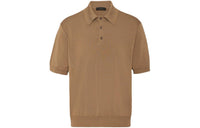 PRADA Cotton Polo Shirt Polo Shirt Men's Khaki