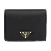 PRADA Nylon Wallet Women's Black