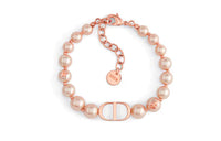 DIOR Resin, Metal Bracelets Women's Rose Gold