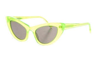 SAINT LAURENT Cat Eye Sunglasses Women's Green
