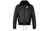 LOUIS VUITTON Leather Aviator Jacket
