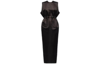 PRADA SS22 Sleeveless Dress Women's Cocoa Brown