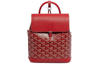 GOYARD Alpin Cow Leather Backpack Mini Women's Red