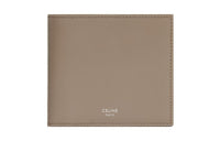 CELINE Shiny Cow Leather Wallet Men's Smoky Taupe