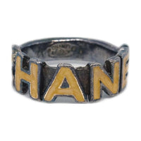 CHANEL 2000 Logo Lettering Ring