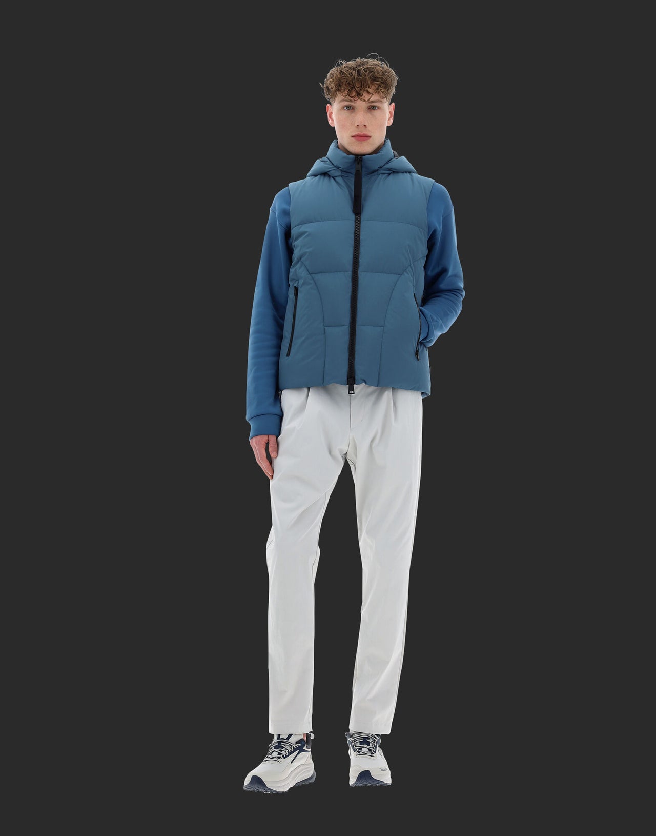 Herno Men's Vest Pi00321Ul-11106-9217