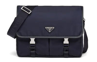 PRADA Nylon Crossbody Bags Regular Men's Blue