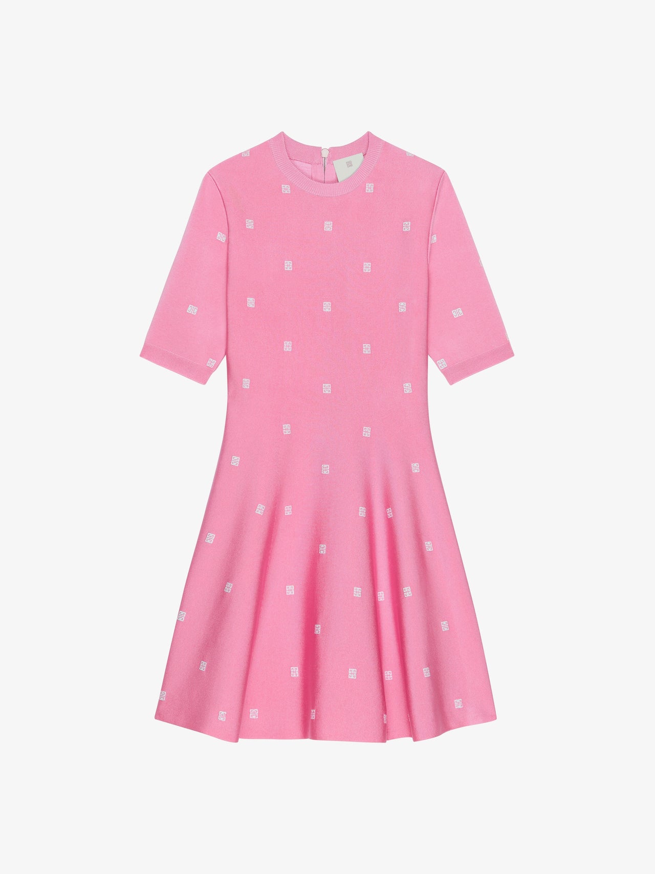 Givenchy Women's Short Sleeves Short Crewneck Dress