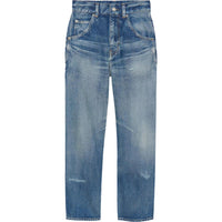 SAINT LAURENT 70's Cropped Denim 'Sandy Winter Blue'