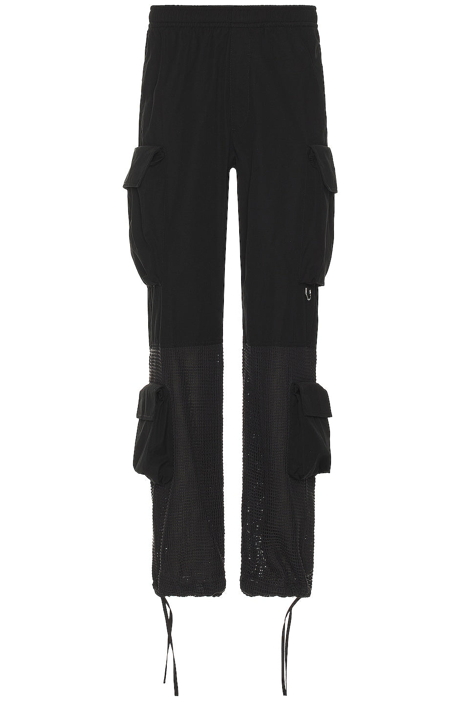 Givenchy Men's Cargo Pants With Half Mesh Leg