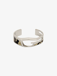 Givenchy Men's Giv Cut Snake Embossed Leather Bracelet