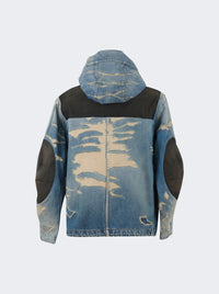 Givenchy Men's Denim Hooded Blouson W/ Moleskine