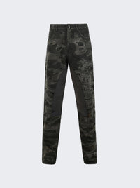 Givenchy Men's Slim Fit Denim Trousers W/ Leg Yoke