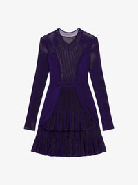 Givenchy Women's Long Sleeve Transparent Dress