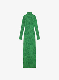 Givenchy Women's Turtleneck Open Back Long Dress