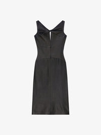 Givenchy Women's Leather Twisted Dress W/ Chain