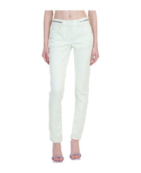 Givenchy Women's Slim Fit Denim W/ Zipper At Waist
